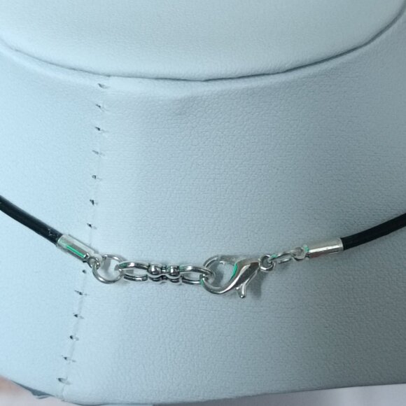 "Pavuk" UNESCO Heritage "Modrotlač" Blueprint Wood Necklace - Artisan Crafted - Picture 6 of 6